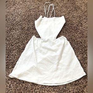 SHEIN PETITE Criss-Cross Tie Backless Cami Dress